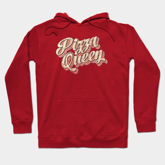 Claim Your Slice: Pizza Queen on the Throne! Hoodie by bobacks